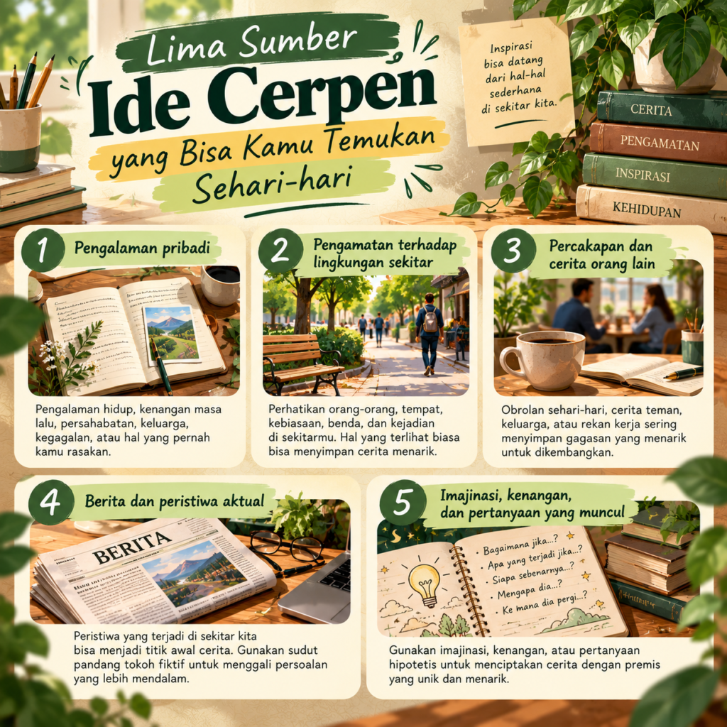 Cara Menemukan Ide Cerpen dari Hal-Hal Sederhana